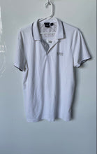 Load image into Gallery viewer, Hugo Boss Mens White Short Sleeve Collared Regular Fit Polo Shirt Size L