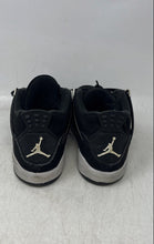 Load image into Gallery viewer, Nike Unisex Kids Air Jordan 4 Retro White Black Sneaker Shoes 1.5Y No Insoles