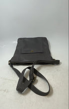 Load image into Gallery viewer, Elliott Lucca Womens Gray Leather Adjustable Strap Inner Pockets Crossbody Bag