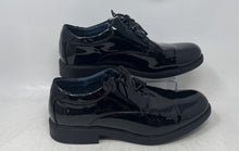 Load image into Gallery viewer, Bruno Marc Mens Black Patent Leather Lace-Up Oxford Dress Shoes Size 10
