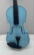 Load image into Gallery viewer, Antique Blue Right-Handed 4 String Acoustic Violin With Bow In Case