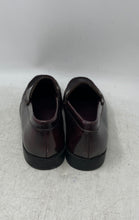 Load image into Gallery viewer, School Issue Womens Ivy Red Leather Moc Toe Slip-On Penny Loafer Shoes Size 7 W