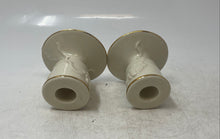 Load image into Gallery viewer, Lenox Rosebud Porcelain Blossom Candle Holders Lot Of 2 Pieces