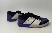 Load image into Gallery viewer, Nike Mens Air Jordan Nu Retro 1 Low Purple Black White Sneaker Shoes Size 10