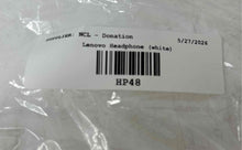 Load image into Gallery viewer, Lenovo White Wireless Adjustable Headband Over Ear Headphone Not Tested NCL