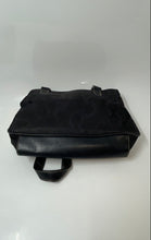 Load image into Gallery viewer, Treviso Womens Black Inner Zipped Pocket Double Strap Shoulder Bag Purse