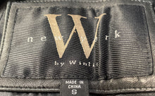 Load image into Gallery viewer, New York By Winlit Womens Black Leather Long Sleeve Full-Zip Jacket Size S