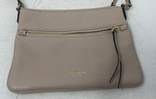 Load image into Gallery viewer, Kate Spade New York Womens Beige Leather Adjustable Strap Shoulder Crossbody Bag