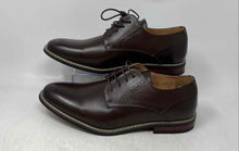 Load image into Gallery viewer, Bruno Marc Mens Dark Brown Leather Lace-Up Oxford Dress Shoes Size 10.5