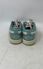 Load image into Gallery viewer, Nike Womens Air Jordan 1 Low DC0774-138 White Green Leather Sneakers Shoes 8.5