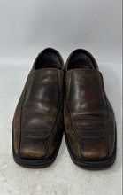 Load image into Gallery viewer, Structure Mens Brown Leather Square Toe Slip-On Loafer Shoes Size 10.5D