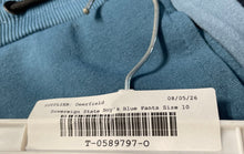 Load image into Gallery viewer, Sovereign State Boys Blue White Drawstring Jogger Pants Size 10 M With Tag