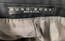 Load image into Gallery viewer, Hugo Boss Mens Wool Black Long Sleeve Notch Lapel Two-Button Blazer Size 40R