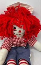 Load image into Gallery viewer, Set Of 2 Pieces Raggedy Ann And Andy Soft Body Stuffed Classic Dolls
