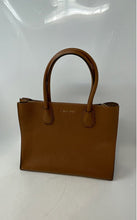 Load image into Gallery viewer, Michael Kors Womens Brown Leather Bottom Studs Shoulder Strap Satchel Handbag