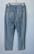 Load image into Gallery viewer, Zara Womens Blue Denim Light Wash Stretch Pockets Straight Leg Jeans Size 4