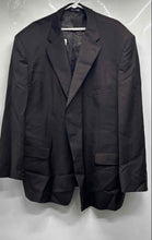 Load image into Gallery viewer, Louis Dell'Olio Mens Dark Brown Notch Lapel Three-Button Blazer Size 54R