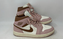 Load image into Gallery viewer, Nike Womens Air Jordan 1 Mid BQ6472-620 Pink Brown White Sneaker Shoes Size 11.5