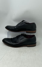 Load image into Gallery viewer, Perry Ellis Mens Gothembure Black Round Toe Lace-Up Oxford Dress Shoes Size 9