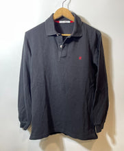 Load image into Gallery viewer, Authentic Carolina Herrera Mens Black Cotton Long Sleeve Polo Shirt Size S