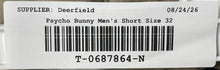 Load image into Gallery viewer, Psycho Bunny Mens Beige Flat Front Pockets Stretch Chino Shorts Size 32