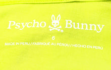 Load image into Gallery viewer, Psycho Bunny Mens Light Green Short Sleeve Crew Neck Pullover T-Shirt Size 6
