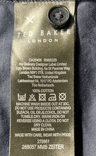 Load image into Gallery viewer, Ted Baker Mens Blue Short Sleeve Front Button Slim Fit Polo Shirt Size 2