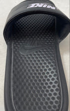 Load image into Gallery viewer, Nike Mens Benassi 343880-090 Black White Slip-On Slide Sandals Size 12