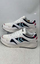 Load image into Gallery viewer, Hummel Mens Edmonton OG White Black Blue Slip-On Low Top Sneaker Shoes Size 9