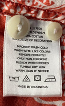 Load image into Gallery viewer, Levi's Mens Red White Floral Short Sleeve Collared Button-Up Shirt Size XL