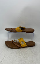 Load image into Gallery viewer, Michael Kors Womens Sidney Brown Yellow Signature Slide Sandals Size 7.5M