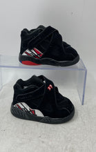 Load image into Gallery viewer, Nike Kids Air Jordan 8 Retro 305360-062 Black Hook & Loop Sneaker Shoes Size 5C