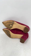 Load image into Gallery viewer, Kate Spade New York Womens Moulin Red Pointed Toe Block Pump Heels Size 6B