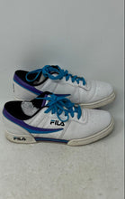 Load image into Gallery viewer, Fila Mens Original Fitness SLV 1FM00623-148 White Purple Blue Sneaker Shoes Sz 9