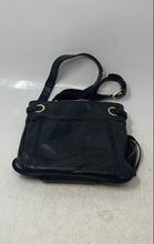 Load image into Gallery viewer, Michael Kors Womens Black Leather Tassel Adjustable Strap Crossbody Bag