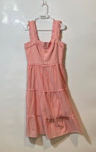 Load image into Gallery viewer, Gal Meets Glam Collection Womens Pink White Rio Striped Tiered Maxi Dress Size 8