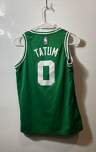 Load image into Gallery viewer, Nike Kids Green Boston Celtics Jayson Tatum #0 Icon Edition Basketball Jersey M