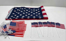 Load image into Gallery viewer, Lot Of Assorted Blue White Red 50 Stars American Flag For Outdoor & Garden