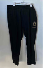 Load image into Gallery viewer, Armani Exchange Mens Black Flat Front Slash Pockets Drawstring Jogger Pants XXL