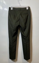 Load image into Gallery viewer, Express Womens Green Columnist Flat Front Slash Pockets Dress Pants Size 00R