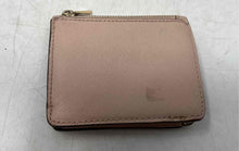 Load image into Gallery viewer, Michael Kors Womens Nude Saffiano Leather Studded ID Window Snap Bifold Wallet
