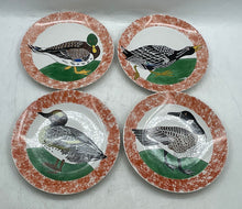 Load image into Gallery viewer, Set Of 4 Pcs Sigma Will Ducks Multicolor Collector Plates By Andrea West
