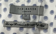 Load image into Gallery viewer, Ted Baker London Mens White Short Sleeve Collared Button-Up Shirt Size 7