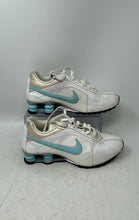 Load image into Gallery viewer, Nike Womens Shox Conundrum 407989-102 Blue White Basketball Sneaker Shoes Size 8