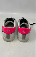Load image into Gallery viewer, Crime London Womens Beat White Pink Low Top Lace-Up Sneaker Shoes Size 10