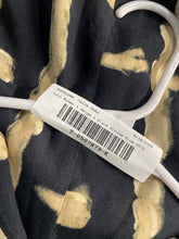 Load image into Gallery viewer, Zara Womens Beige Black Tie Dye Long Sleeve Blouse Top Sz XS Back Button Missing