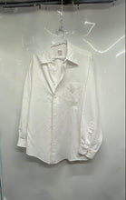 Load image into Gallery viewer, Brooks Brothers 346 Mens White Cotton Long Sleeve Dress Shirt Size 17 1/2