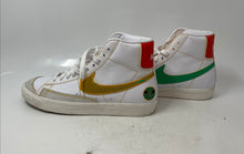 Load image into Gallery viewer, Nike Boys Blazer Mid 77 Vintage White Leather Lace-Up Sneakers Shoes Size 6Y