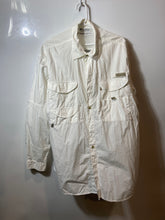Load image into Gallery viewer, Columbia Mens PFG White Cotton Mesh Lined Vented Fishing Button-Up Shirt Size XL