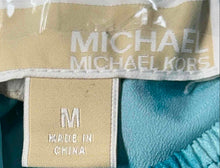 Load image into Gallery viewer, Michael Kors Womens Blue Tie-Dye Printed Long Sleeve Blouse Top Size Medium